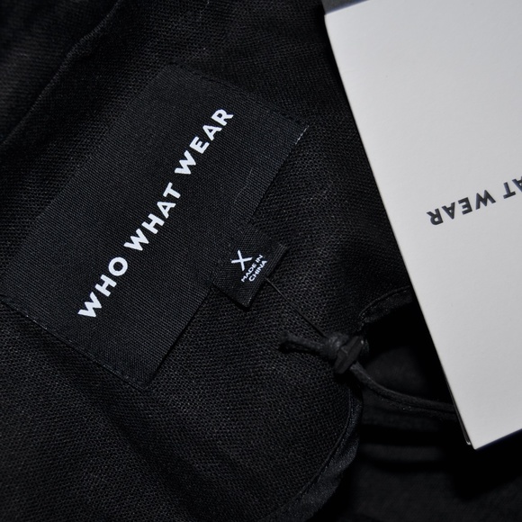 New WWW Black Long Sleeve Wrap Blazer Jacket NWT - Picture 6 of 8